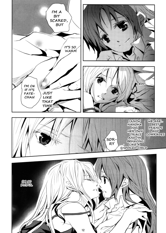[Ahaha to Lyrical Illust Seisakuchuu (Ahaha)] refrain (Mahou Shoujo Lyrical Nanoha) [English] [NanoFat_10
