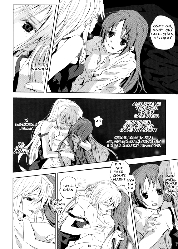[Ahaha to Lyrical Illust Seisakuchuu (Ahaha)] refrain (Mahou Shoujo Lyrical Nanoha) [English] [NanoFat_12