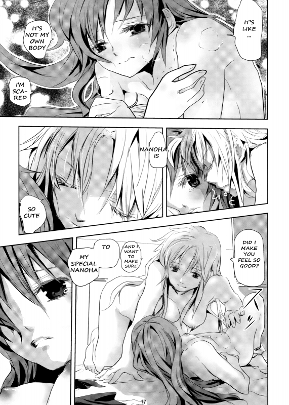 [Ahaha to Lyrical Illust Seisakuchuu (Ahaha)] refrain (Mahou Shoujo Lyrical Nanoha) [English] [NanoFat_15