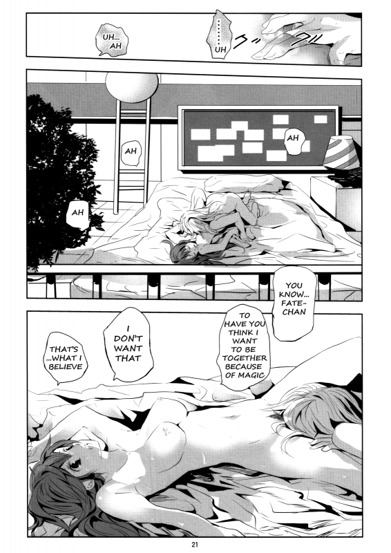 [Ahaha to Lyrical Illust Seisakuchuu (Ahaha)] refrain (Mahou Shoujo Lyrical Nanoha) [English] [NanoFat_19