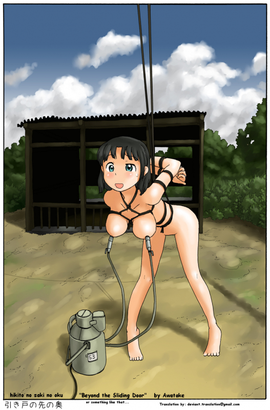 [Awatake (Awatake Takahiro)] Hikido no Saki no Oku  Behind The Sliding Door [English] {de_00