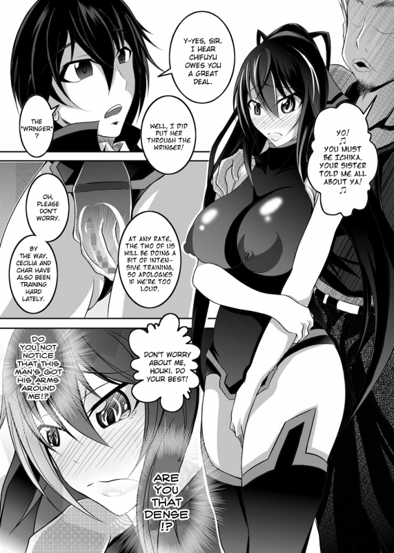 [Bitch Bokujou (Bokujou Nushi K)] GIRLS MEET DQN’S TINPO (IS Infinite Stratos) [English] [Chocol_12