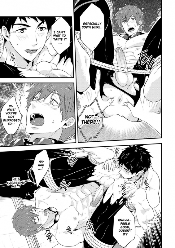 [Black Monkey (Mazjojo, Zamius)] Synchronize (Free!) [English] [Uncensored]_13