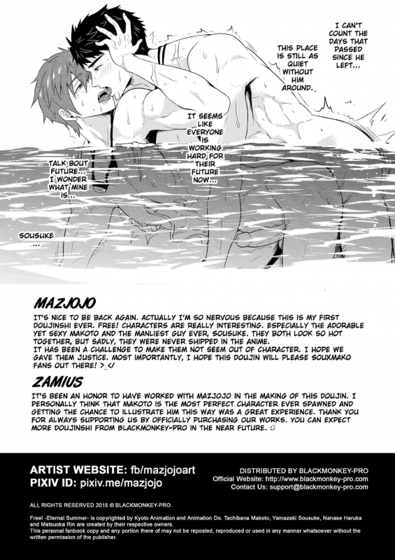 [Black Monkey (Mazjojo, Zamius)] Synchronize (Free!) [English] [Uncensored]_28