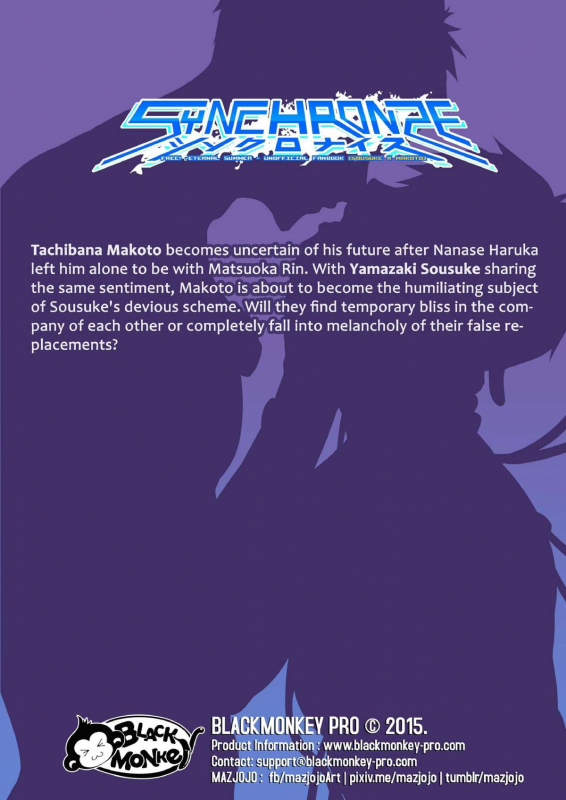 [Black Monkey (Mazjojo, Zamius)] Synchronize (Free!) [English] [Uncensored]_29