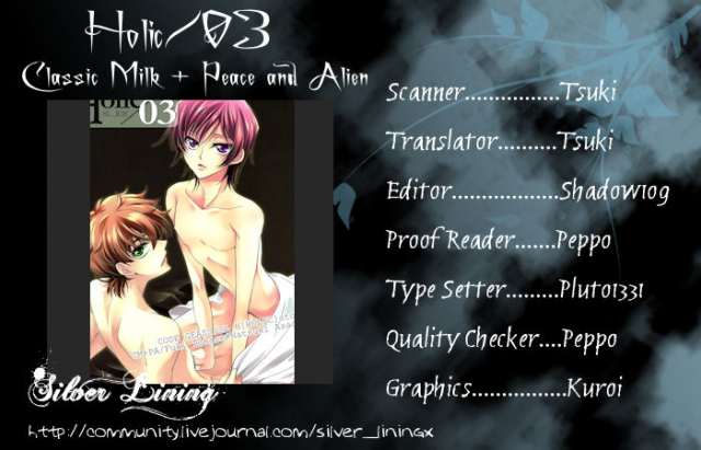 [CLASSIC MILK, PEACE and ALIEN (Asaoka Natsuki, Tonase Fuki)] Holic03 (CO_30
