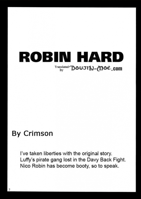 [Crimson Comics (Carmine)] Robin Hard (One Piece) [English]_01