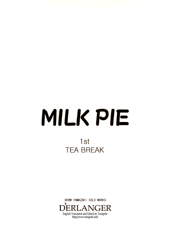 [D'ERLANGER (Yamazaki Show)] MILK PIE 1st TEA BREAK [English] [Tonigobe]_19