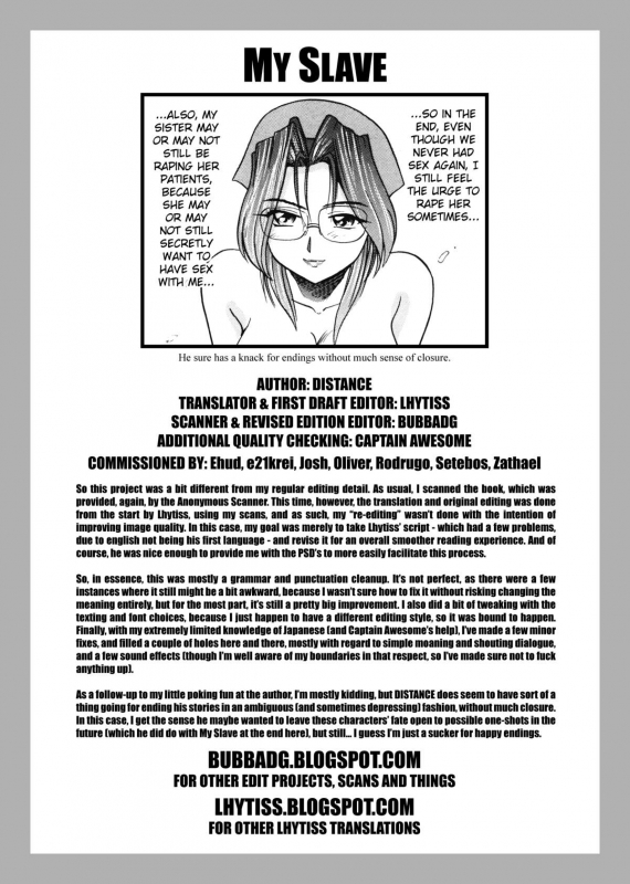 [DISTANCE] My Slave [English] [Lhytis & Bubbadg]_182
