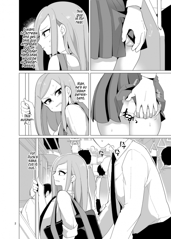 [DryR (Urakuso)] Josou Danshi ga Chikan ni Okasareru ma_02