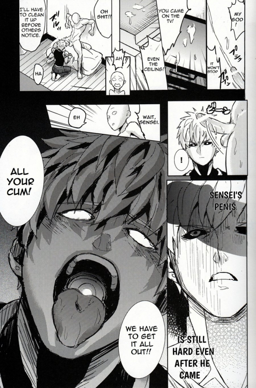 [Fuerzabruta (ZawarC)] Sensei no Kokan no Kiki wa Ore ga Haijo Shimasu (One Punch Man) [English]_12