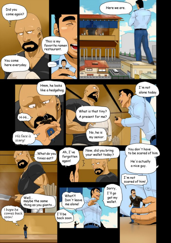 [GakuranmanChijimetaro] Giant Policeman - Free version (giant male comic)_05