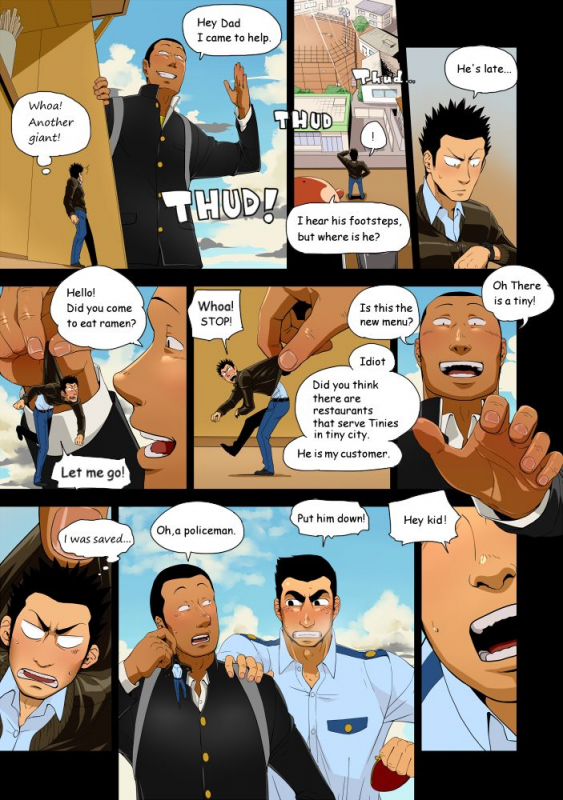 [GakuranmanChijimetaro] Giant Policeman - Free version (giant male comic)_06