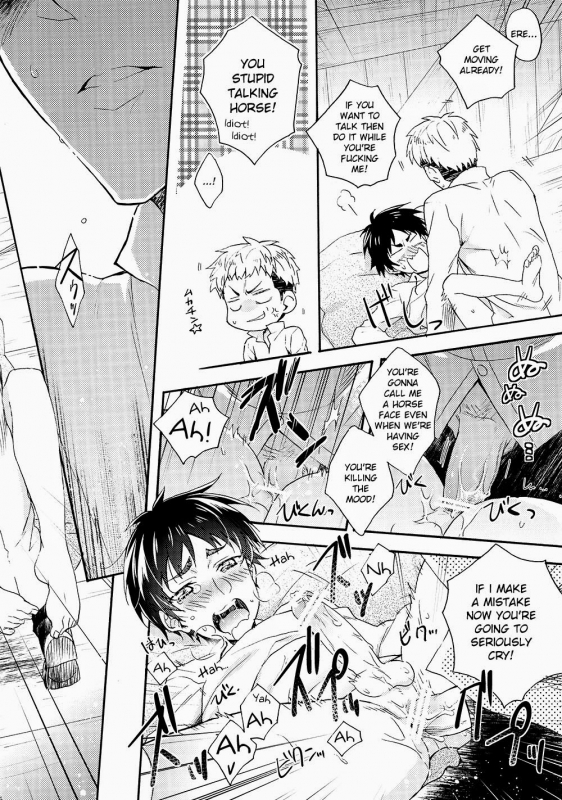 [dg (Doguu)] Ore-tachi Tsukiattemasun. - Kouhen – Shita – (Shingeki no Kyojin) [English] [Moy Mo_14