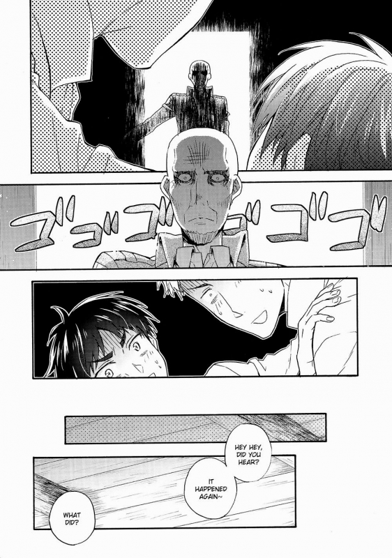 [dg (Doguu)] Ore-tachi Tsukiattemasun. - Kouhen – Shita – (Shingeki no Kyojin) [English] [Moy Mo_18