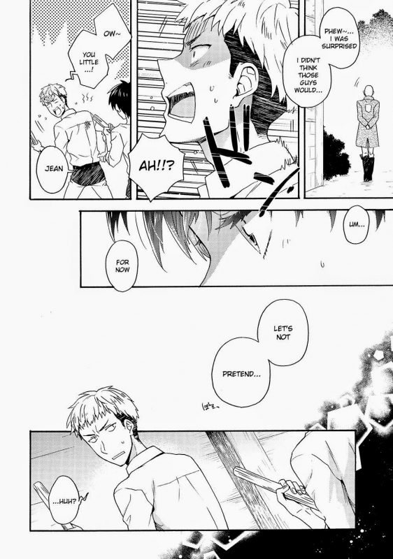 [dg (Doguu)] Ore-tachi Tsukiattemasun. - Kouhen – Shita – (Shingeki no Kyojin) [English] [Moy Mo_28