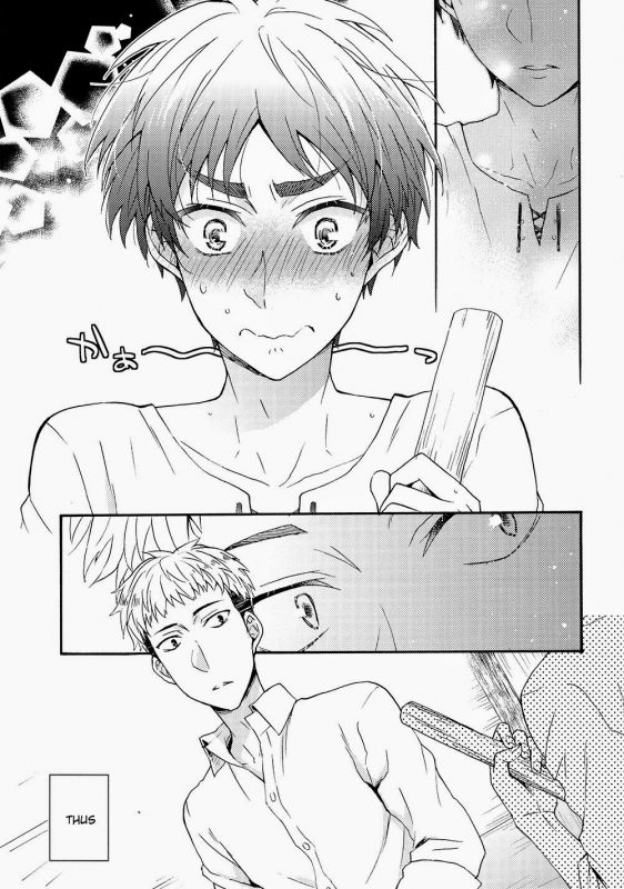 [dg (Doguu)] Ore-tachi Tsukiattemasun. - Kouhen – Shita – (Shingeki no Kyojin) [English] [Moy Mo_29