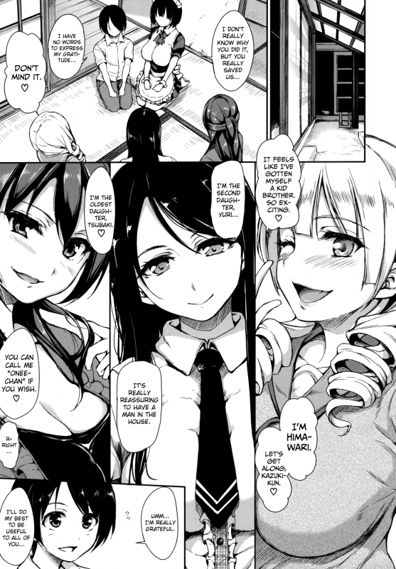 [Tachibana Omina] At Home Harem FudeoroSisters Ch. 1-3 [English] [biribiri]_010