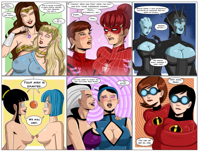polmanningasari+bulma briefs+chichi+helen parr+hippolyta+kitana+liara t'soni+mary jane watson+matriarch benezia+sindel+spider-girl+violet parr+wonder woman00a8ad1894d4cc0f26a940532f45c929