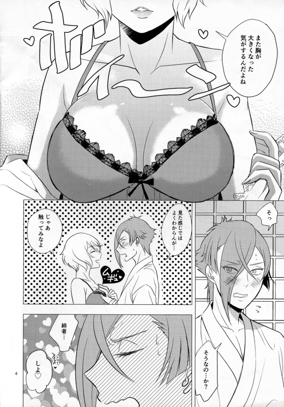 (Senka Haru Taisai Nishi 2019) [Tabitabi (Collie)] Hiza to Boin (Touken Ranbu)_04