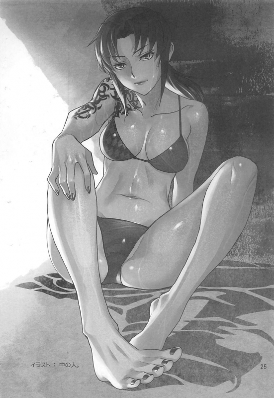 (C96) [AZASUKE WIND (AZASUKE)] Honeoridoku - I can't use my hands (Black Lagoon)_23