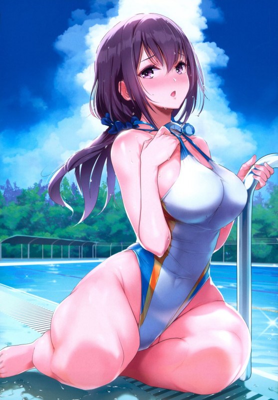 (C97) [Nylon 100% (Nylon)] Kyonyuu ga Nayami no Suiei Buin_51