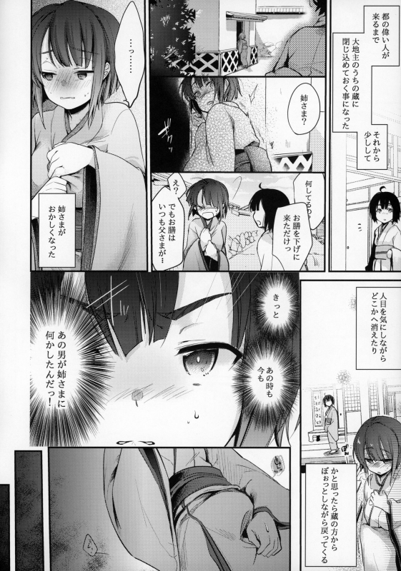 (C97) [TWILIGHT DUSK (Aya)] Kura no Naka ~Shoujo wa Zainin no Ue de Odoru~_04