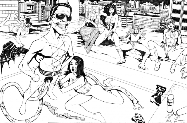 scott jones+shade jonesbarbara gordon+batgirl+black canary+diana prince+dinah lance+donna troy+kara zor-el+karen starr+plastic man+power girl+supergirl+wonder girl+wonder womanbdd0751ec5440be55