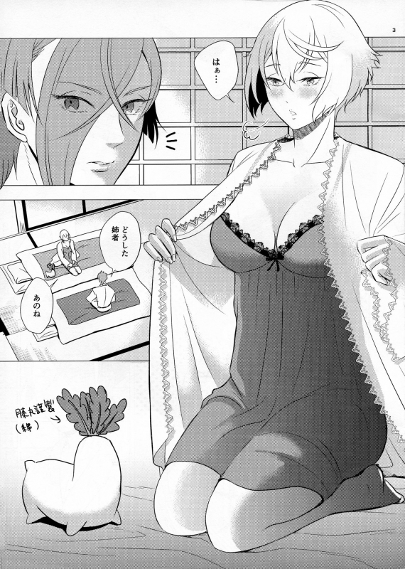 (Senka Haru Taisai Nishi 2019) [Tabitabi (Collie)] Hiza to Boin (Touken Ranbu)_03