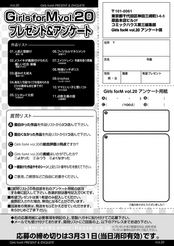 Girls forM Vol. 20 [Digital]_255