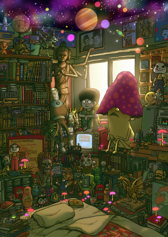 daruma (artist)+uetsuji shotaro (ua2g)albert einstein+amadeus+big boy+bluto+buddha+george harrison+jack skellington+john lennon+leonardo+luigi+mr. freeze+oliver hardy+paul mccartney+peko-chan+ringo sta