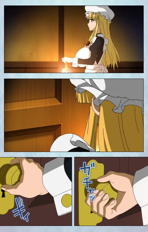 [Erect Sawaru] [Full Color seijin ban] kogeki-teki oppai-gata meido kanzenhan_005