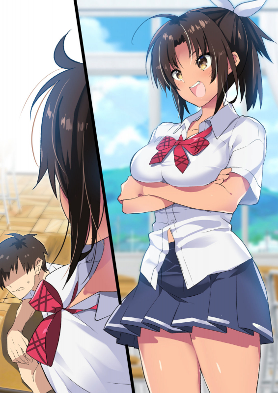 [Mebae Kyoudou] Inaka Osananajimi wa Hatsujouchuu! ~Muchimuchi Dosukebe Bitch ni Sechou Shit_42