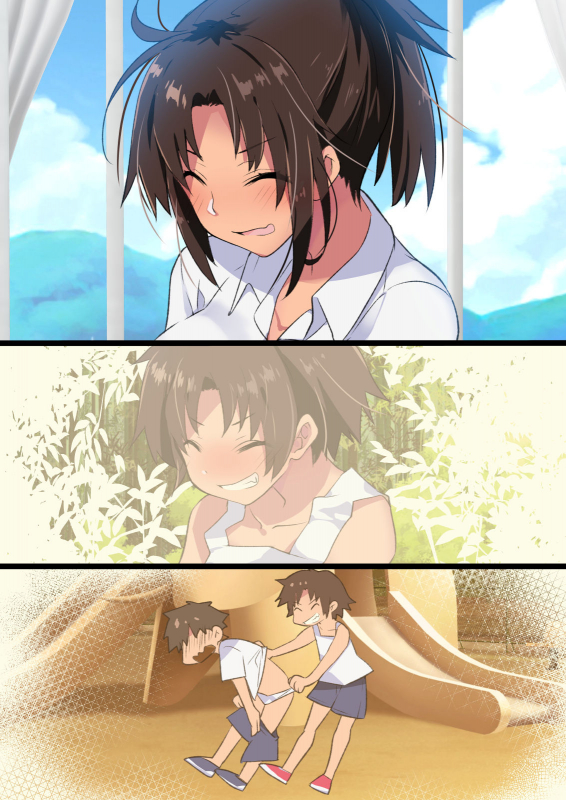 [Mebae Kyoudou] Inaka Osananajimi wa Hatsujouchuu! ~Muchimuchi Dosukebe Bitch ni Sechou Shit_43