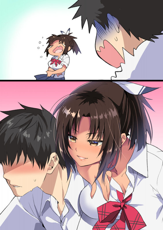 [Mebae Kyoudou] Inaka Osananajimi wa Hatsujouchuu! ~Muchimuchi Dosukebe Bitch ni Sechou Shit_44