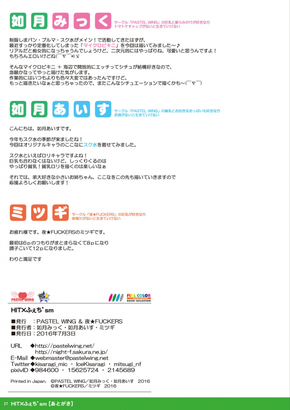 [PASTEL WING, NIGHT FUCKERS (Kisaragi-MIC, Kisaragi-ICE, Mitsugi)] HIT x Feti'sm [Digital]_25