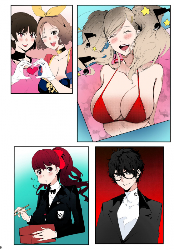 (C96) [Oppai Baibai (Azukiko)] Hattoubun no Persona (Persona 5) [English] [biribir_34