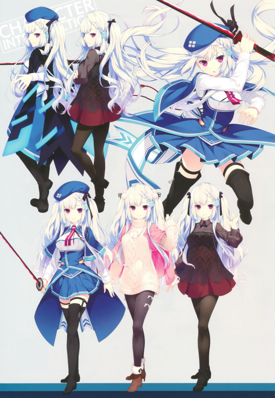 白刃きらめく恋しらべ Shiraha Art Book_06