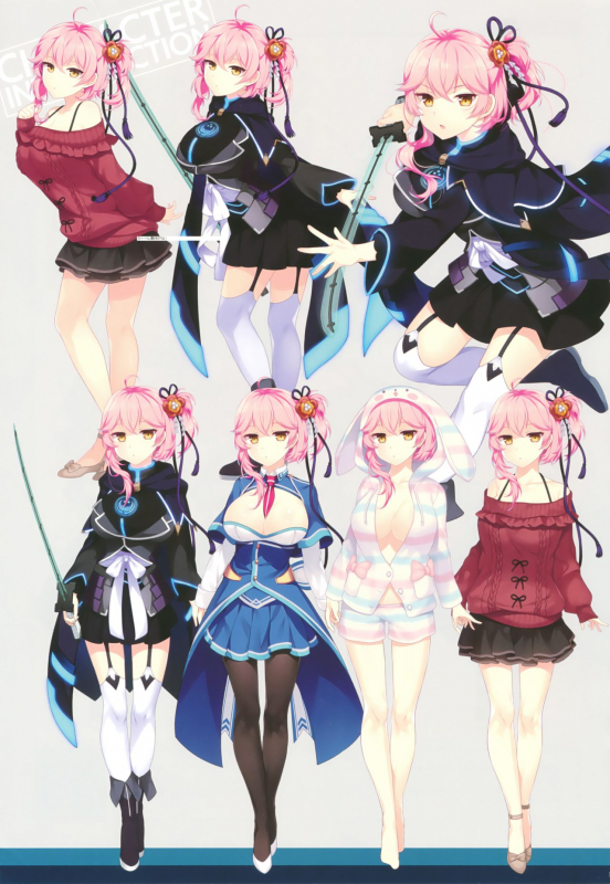 白刃きらめく恋しらべ Shiraha Art Book_12