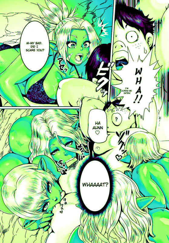 [Odd] Orc Musume wa Ikemen ga Osuki  Orc girls love handsome guys (Green)_02