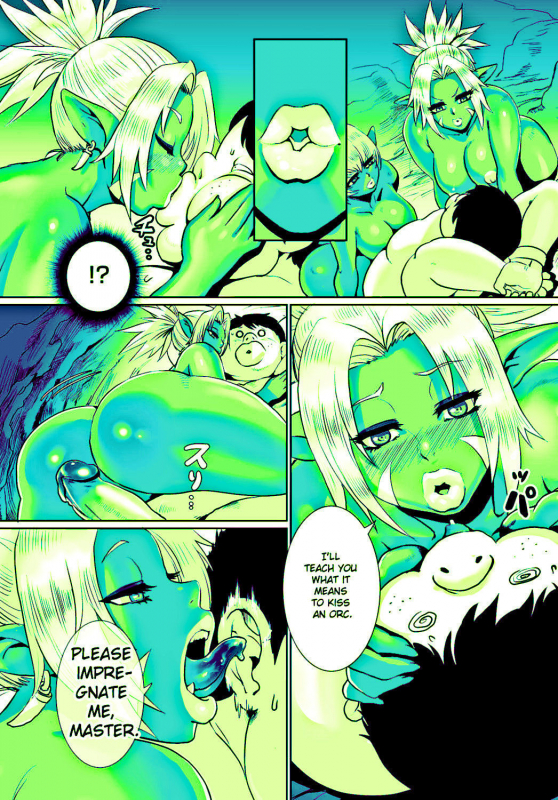 [Odd] Orc Musume wa Ikemen ga Osuki  Orc girls love handsome guys (Green)_15