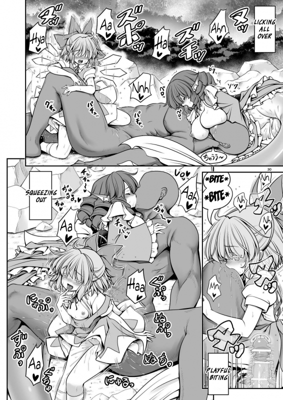 [Yosutebito na Mangakaki (Tomoki Tomonori)] Nureru Kiri no Mizuumi (Touhou _29