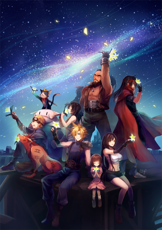 sasanomesiaerith gainsborough+barret wallace+cait sith+cid highwind+cloud strife+marlene wallace+red xiii+tifa lockhart+vincent valentine+yuffie kisaragi+zack fair2df2bd9be2899a7d46e26a873d