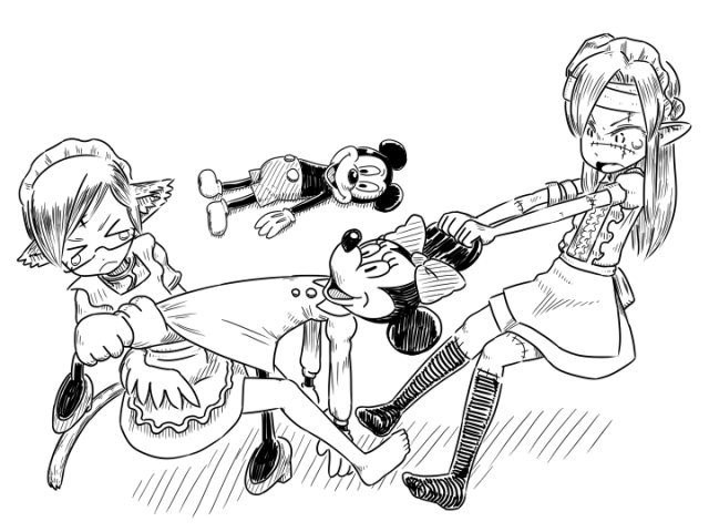 shikyou-aki (placeholder)kaitai+kaitai-san+kyuuki+mickey mouse+minnie mouse13b66697b1065ee74107bbe3a76a6eef