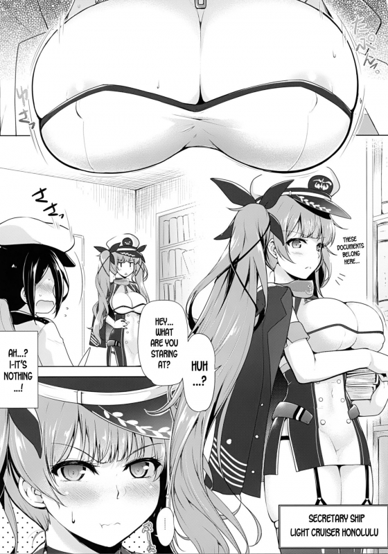 (AzuLan Musou) [C.R's NEST (C.R)] Honolulu-san ga Bucchouzur_03