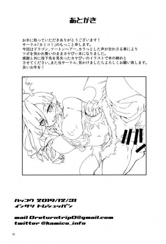 (C97) [Kamico! (Mocco)] Mesu Dragon (Princess Connect! ReDive)_17