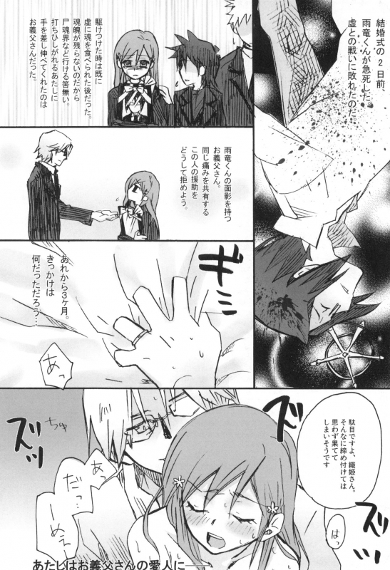 (C81) [Ultimate Weapon MEGANE (Uniuni Usagi)] Uryuu to Orihime no Ecchi na Sairoku Hon! (Bleach)_084