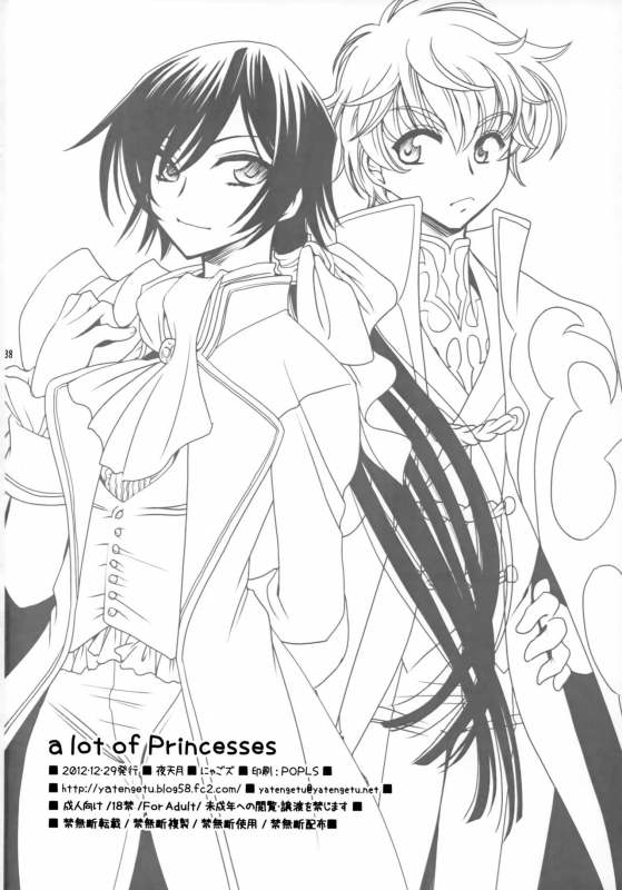 (C83) [Nyagos (Yatengetu)] a lot of Princesses (CODE GEASS Lelouch of the Rebellion)_36