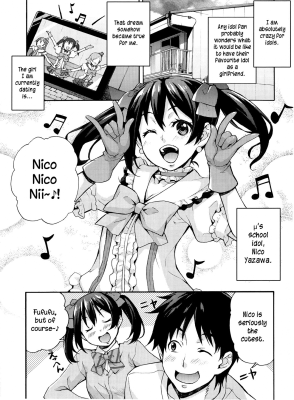 (C84) [Mix Fry (Takurou)] Nico-nii Nama Ecchi  Nico-nii Nama Sex (Love Live!) [English] _01