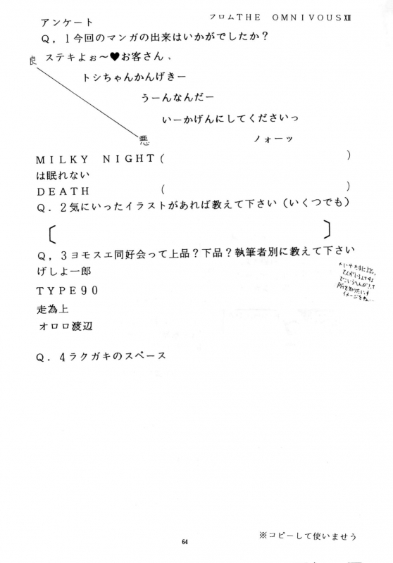 (C52) [Yomosue Doukoukai (Gesho Ichirou)] THE OMNIVOUS XII (Various)_66